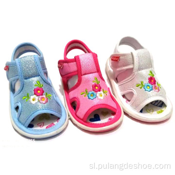 Veleprodaja Otroški čevlji Dekliški sandali z zvokom
